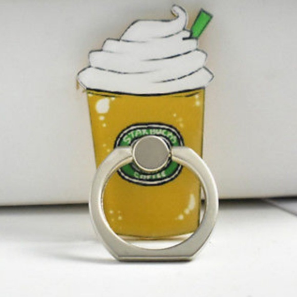 Pawsitively Posh Accessories - {MARIAM} STARBUCKS phone grip ring stand holder